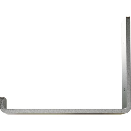 Ekena Millwork Steel Hanging Shelf Bracket, Stainless Steel 2"W x 8"D x 6"H BKTM02X08X06HSSS